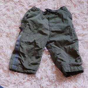 The Children's Place Olive Cargo Lined/Insulated Winter Pants